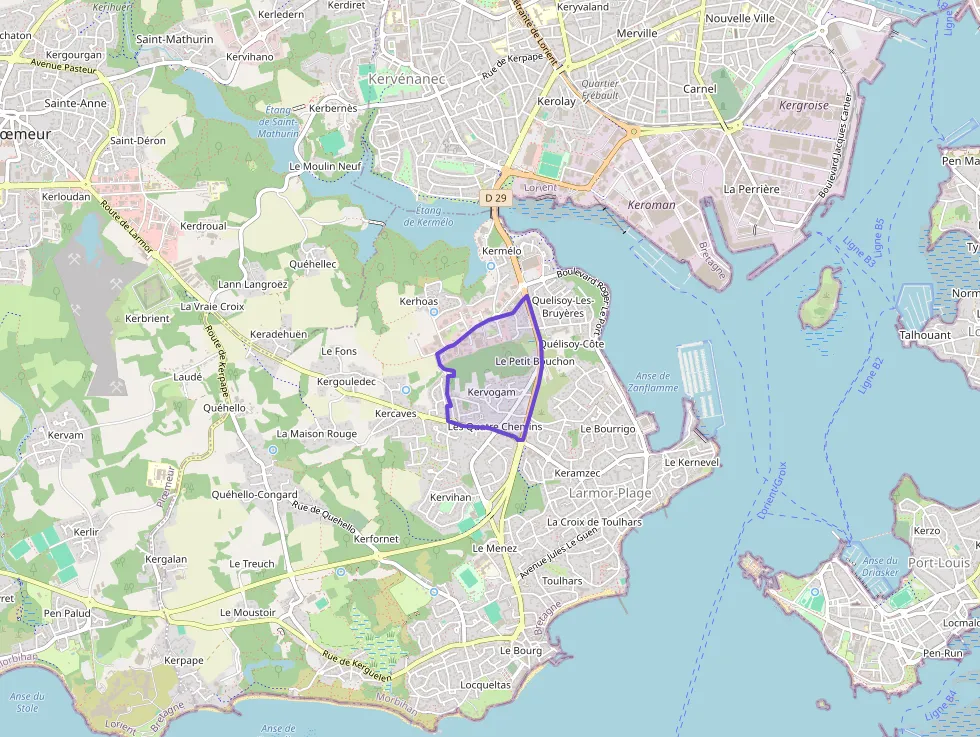 Appartement 50 m² deux pieces à vendre à Larmor-Plage