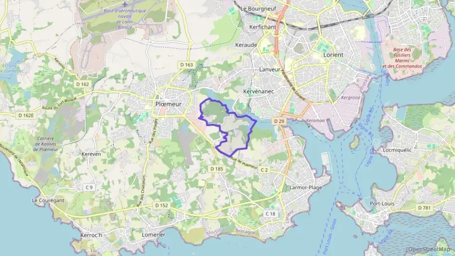 Appartement 76 m² quatre pièces à vendre à Plœmeur Appartement 76 m² quatre pièces à vendre à Plœmeur