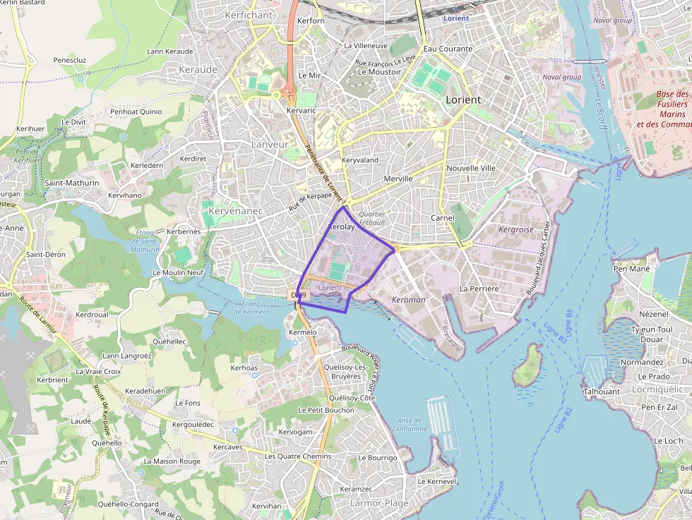 Appartement 74 m² quatre pièces à vendre à Lorient