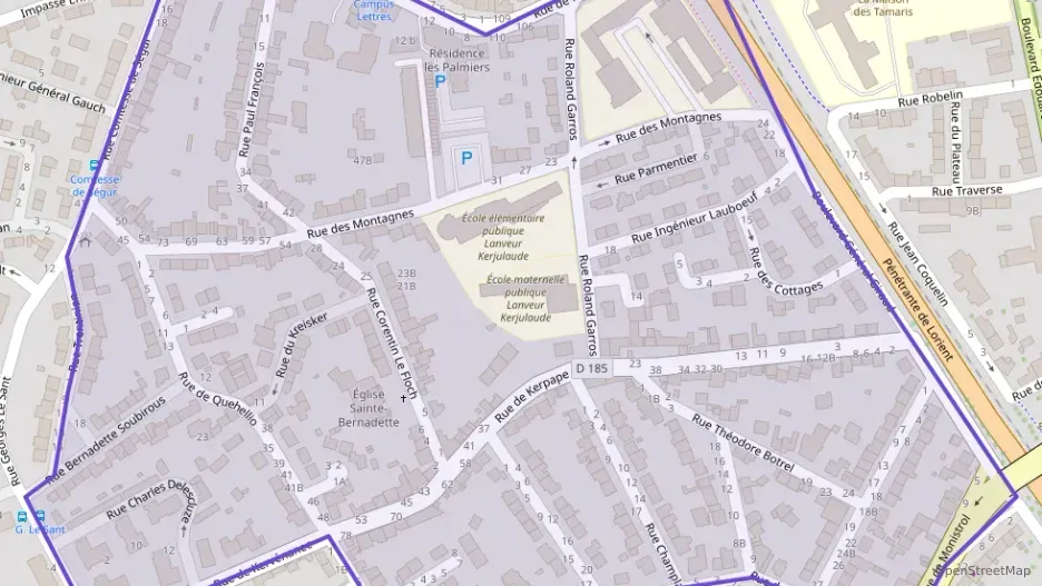 Appartement 68 m² quatre pièces à vendre à Lorient Appartement 68 m² quatre pièces à vendre à Lorient