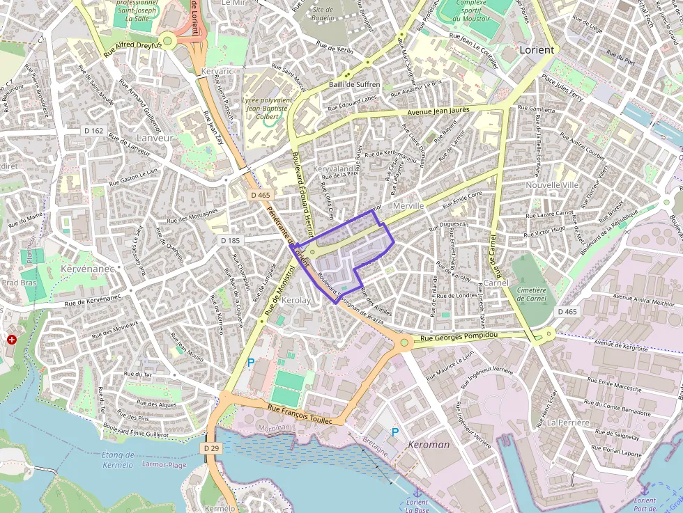 Appartement 108 m² quatre pièces à vendre à Lorient