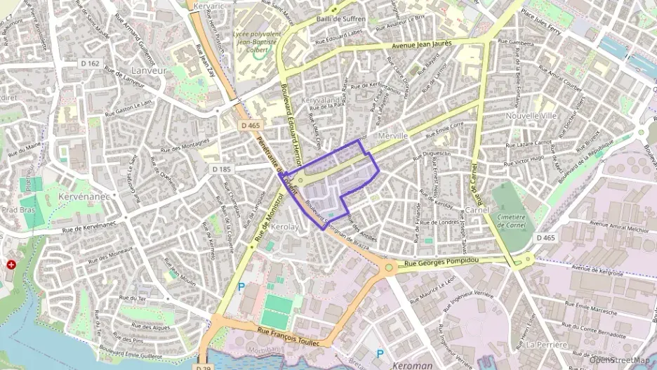 Appartement 108 m² quatre pièces à vendre à Lorient Appartement 108 m² quatre pièces à vendre à Lorient