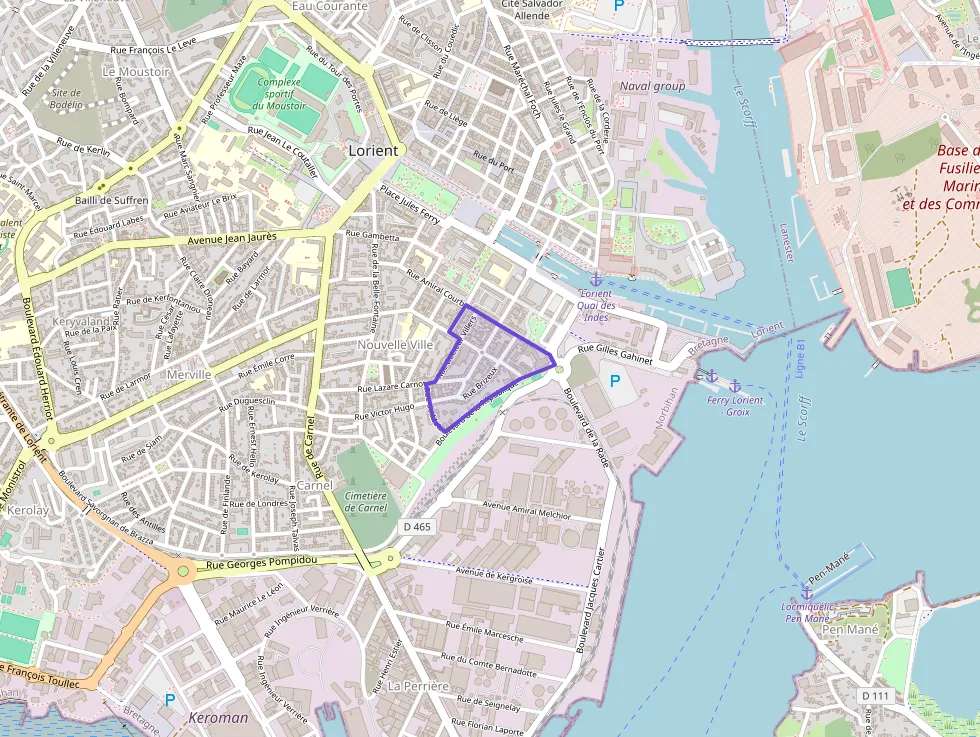 Appartement 55 m² trois pièces à vendre à Lorient