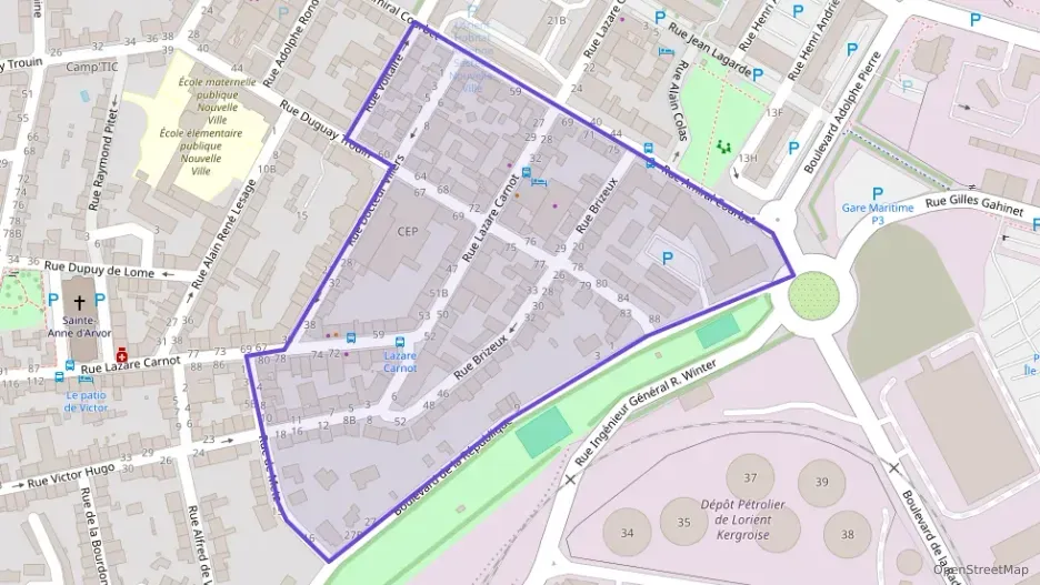 Appartement 90 m² quatre pièces à vendre à Lorient Appartement 90 m² quatre pièces à vendre à Lorient