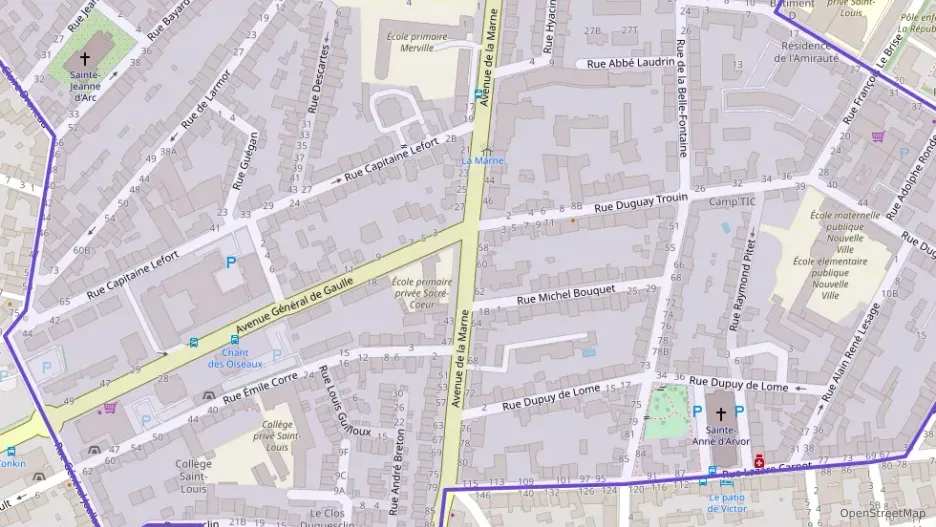 Appartement 72 m² trois pièces à vendre à Lorient Appartement 72 m² trois pièces à vendre à Lorient