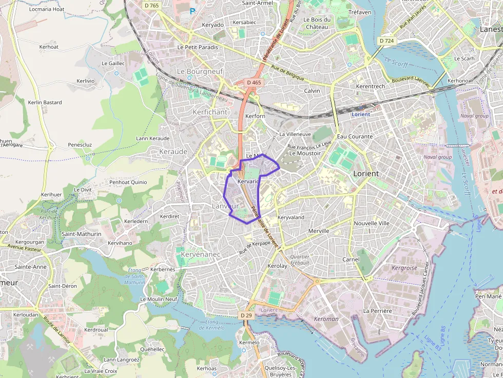 Appartement 84 m² quatre pièces à vendre à Lorient