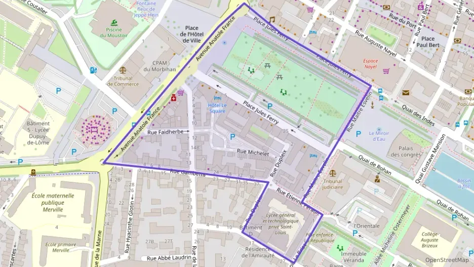 Appartement 92 m² cinq pièces à vendre à Lorient Appartement 92 m² cinq pièces à vendre à Lorient