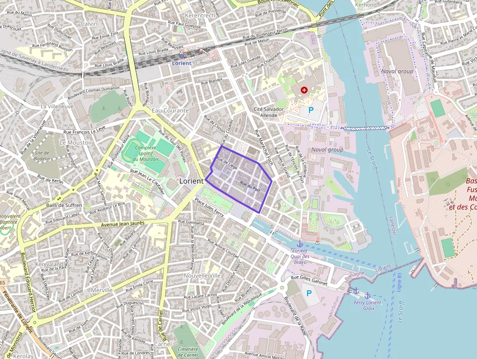 Appartement 43 m² deux pieces à vendre à Lorient