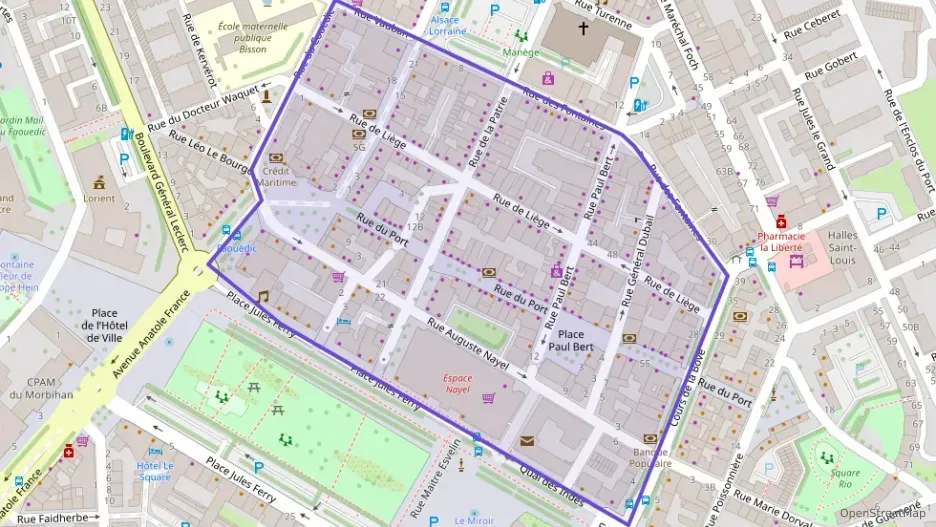 Appartement 118 m² cinq pièces à vendre à Lorient Appartement 118 m² cinq pièces à vendre à Lorient