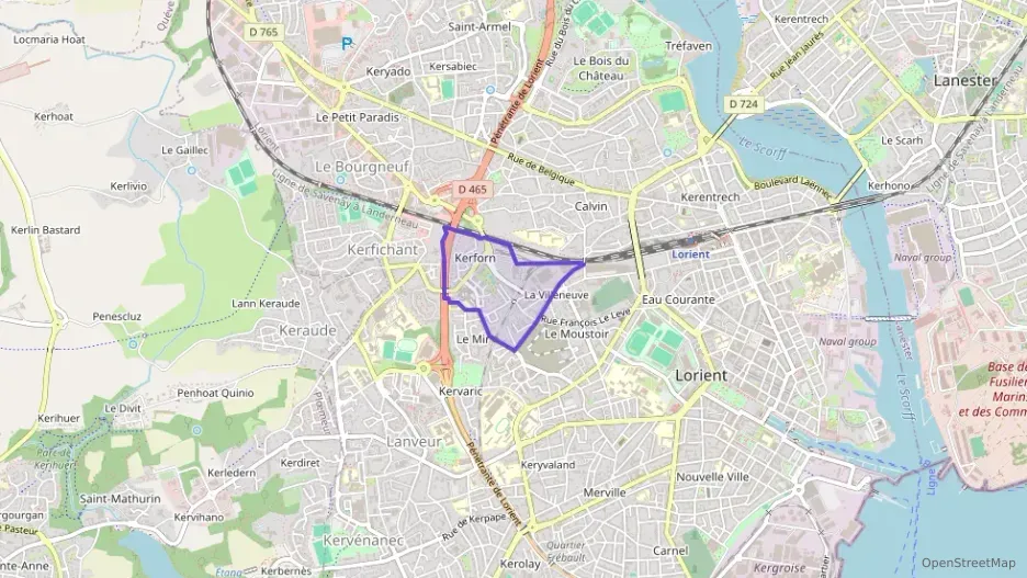 Appartement 49 m² deux pieces à vendre à Lorient Appartement 49 m² deux pieces à vendre à Lorient