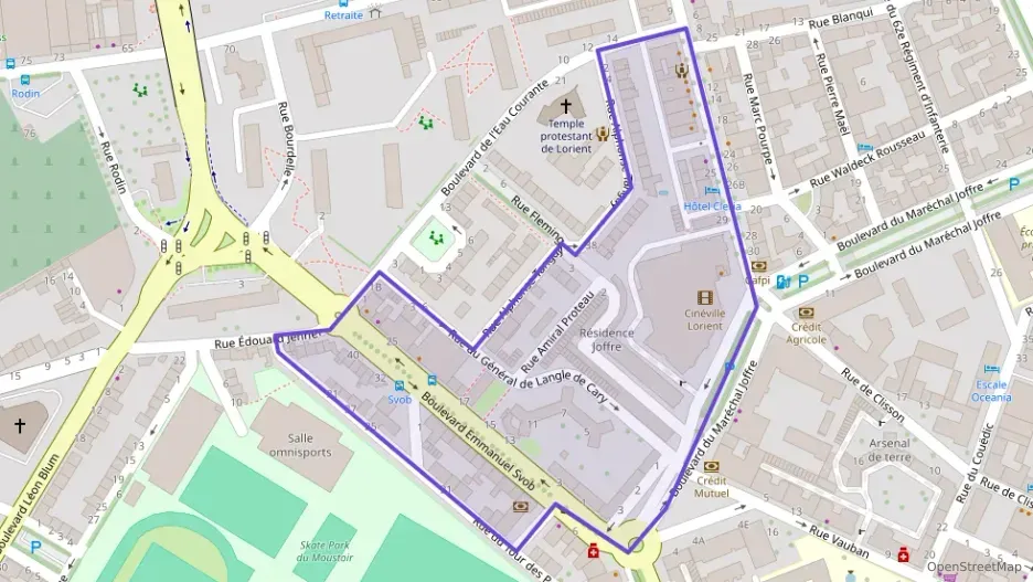 Appartement 80 m² quatre pièces à vendre à Lorient Appartement 80 m² quatre pièces à vendre à Lorient