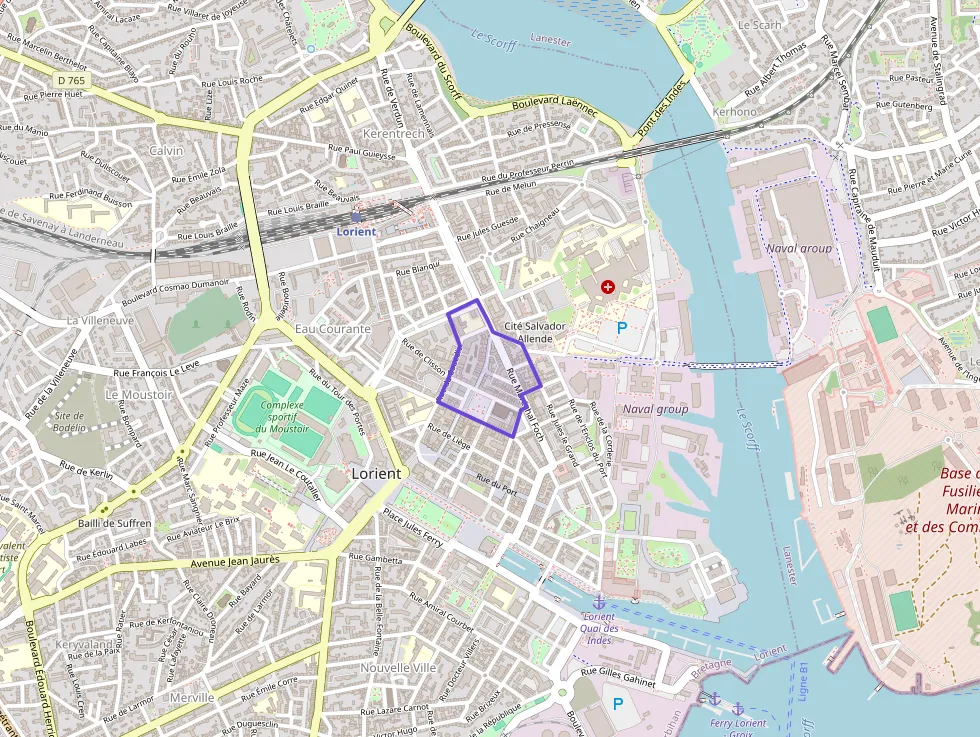 Appartement 50 m² deux pieces à vendre à Lorient