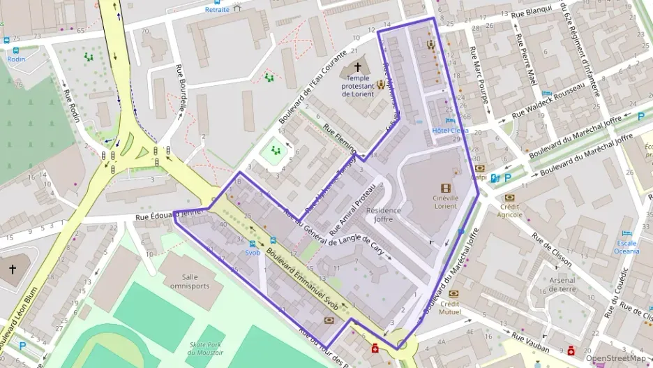 Appartement 76 m² trois pièces à vendre à Lorient Appartement 76 m² trois pièces à vendre à Lorient