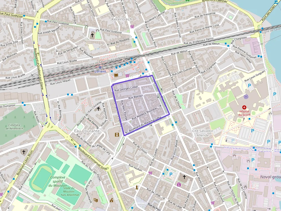 Appartement 103 m² trois pièces à vendre à Lorient