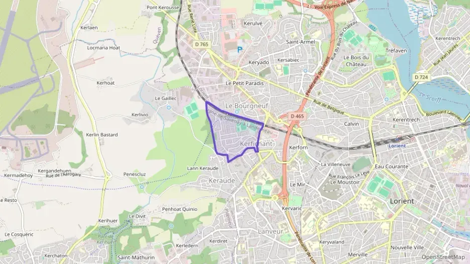 Appartement 67 m² trois pièces à vendre à Lorient Appartement 67 m² trois pièces à vendre à Lorient