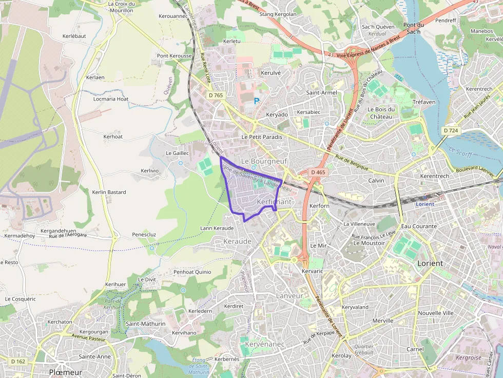 Appartement 37 m² deux pieces à vendre à Lorient