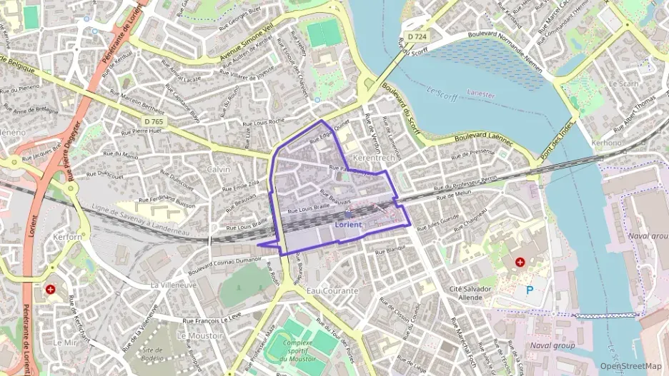 Appartement 51 m² trois pièces à vendre à Lorient Appartement 51 m² trois pièces à vendre à Lorient