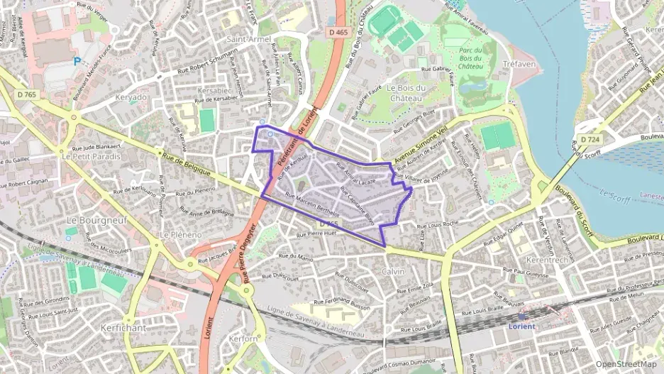 Appartement 80 m² trois pièces à vendre à Lorient Appartement 80 m² trois pièces à vendre à Lorient