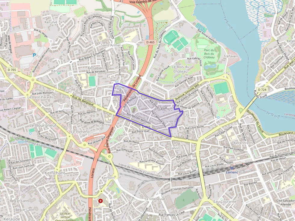 Appartement 44 m² trois pièces à vendre à Lorient