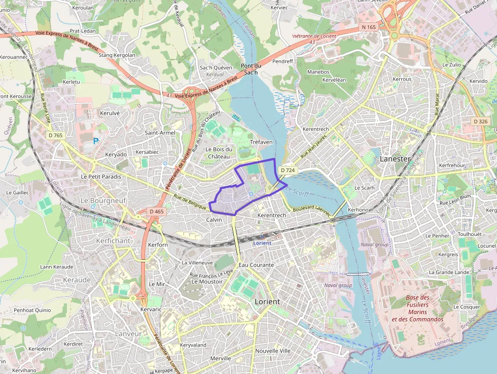 Appartement 91 m² 5 pièces à vendre à Lorient