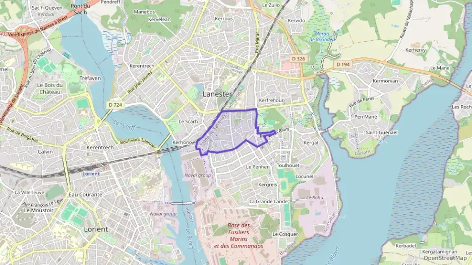 Appartement 56 m² trois pièces à vendre à Lanester Appartement 56 m² trois pièces à vendre à Lanester