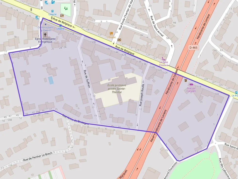 Appartement 113 m² quatre pièces à vendre à Lorient