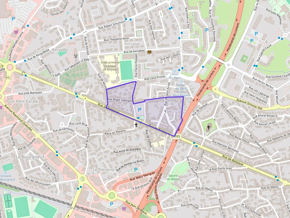 Appartement 73 m² quatre pièces à vendre à Lorient