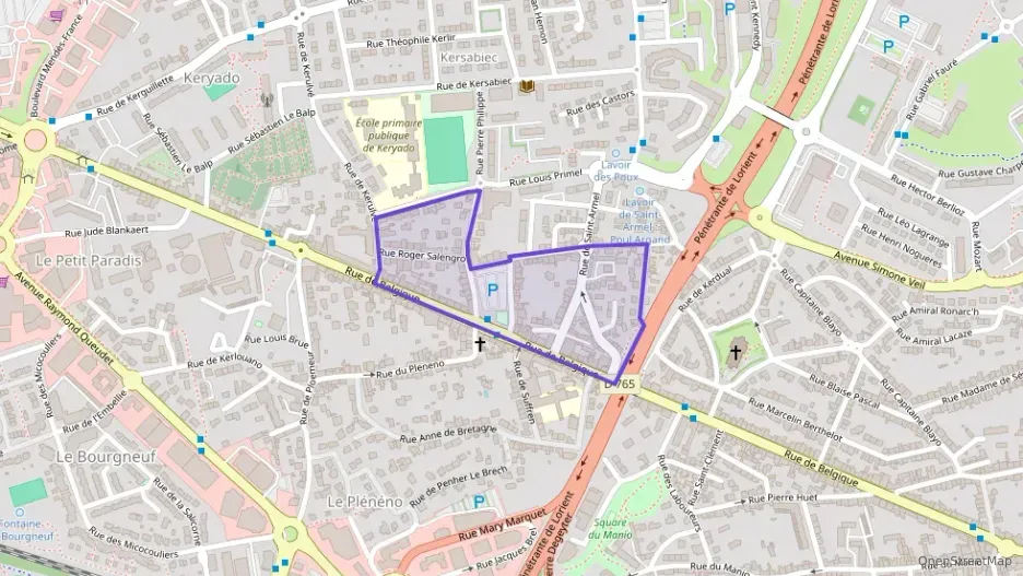 Appartement 85 m² quatre pièces à vendre à Lorient Appartement 85 m² quatre pièces à vendre à Lorient