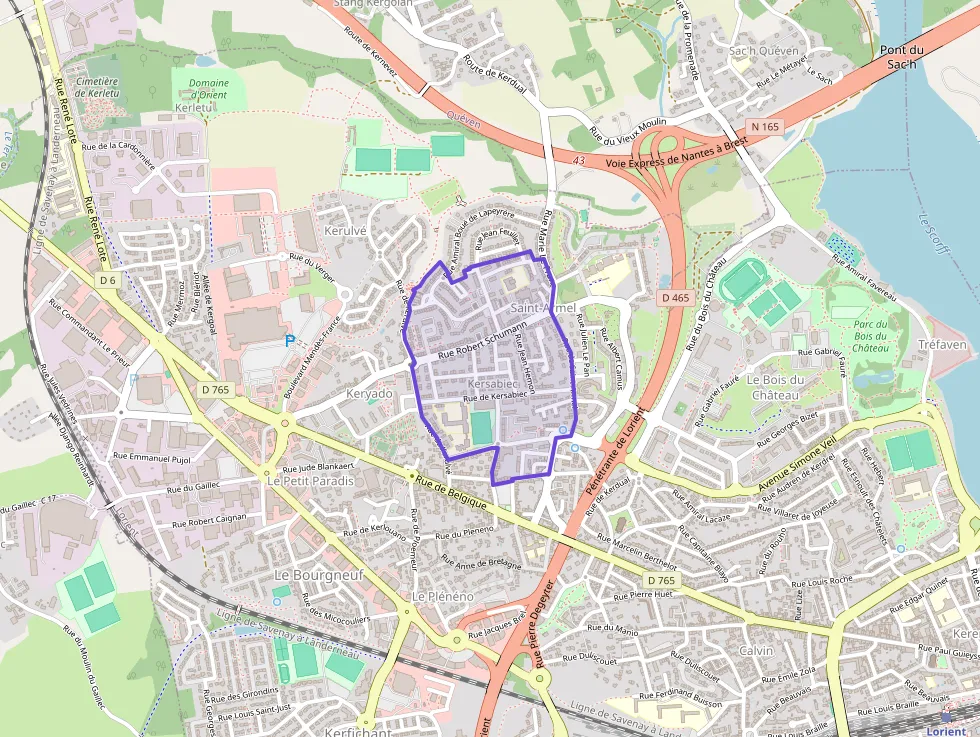 Appartement 73 m² quatre pièces à vendre à Lorient