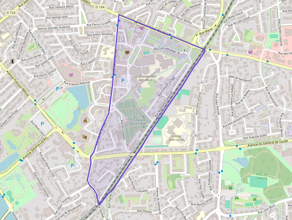 Appartement 72 m² trois pièces à vendre à Lanester