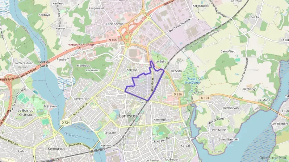 Appartement 72 m² quatre pièces à vendre à Lanester Appartement 72 m² quatre pièces à vendre à Lanester