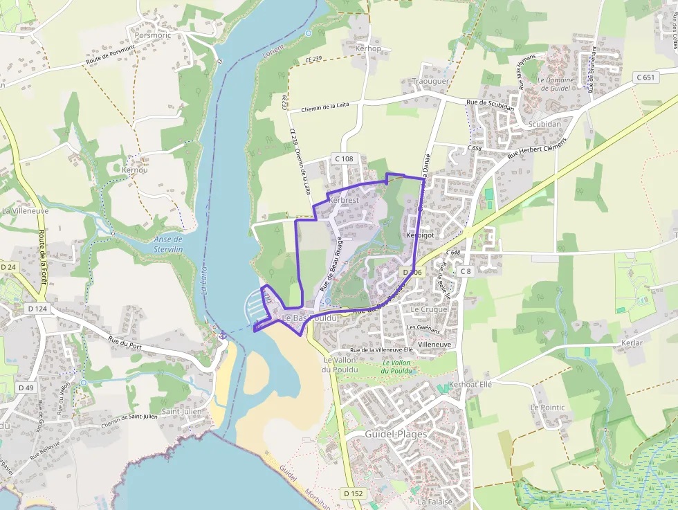 Appartement 42 m² deux pieces à vendre à Guidel