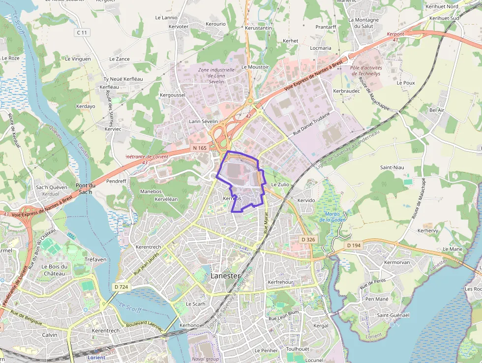 Appartement 69 m² trois pièces à vendre à Lanester