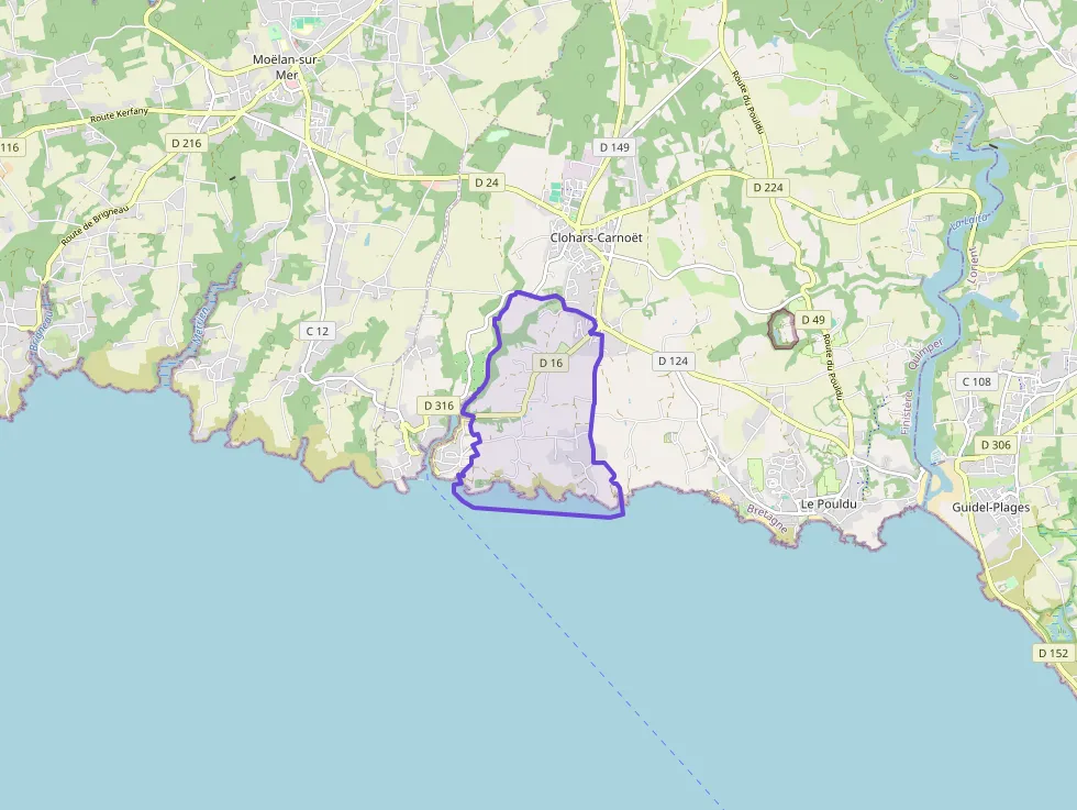 Appartement 108 m² quatre pièces à vendre à Clohars-Carnoët