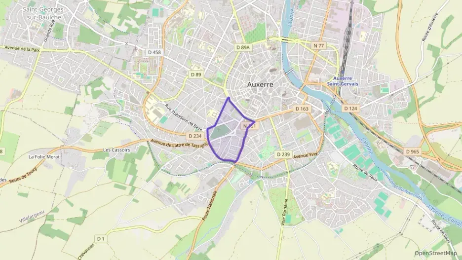 Appartement 56 m² trois pièces à vendre à Auxerre Appartement 56 m² trois pièces à vendre à Auxerre