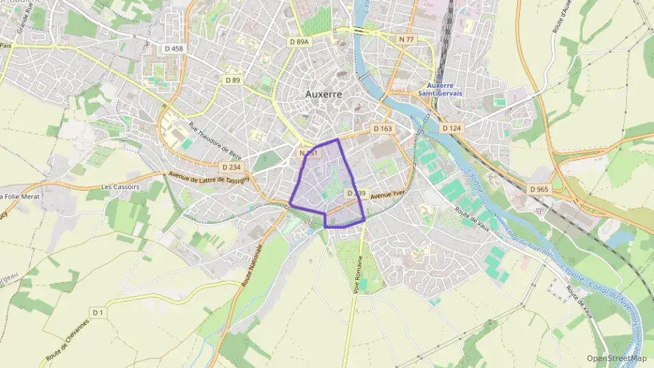 Appartement 38 m² une piece à vendre à Auxerre