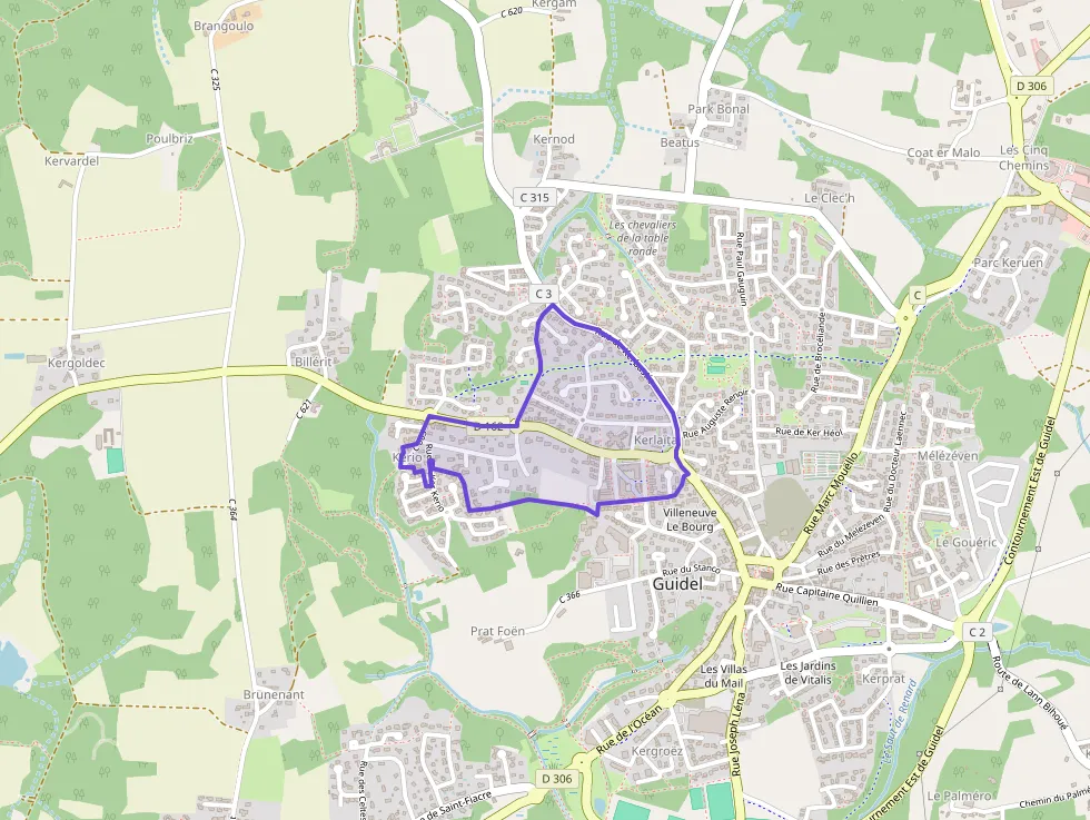 Appartement 90 m² quatre pièces à vendre à Guidel