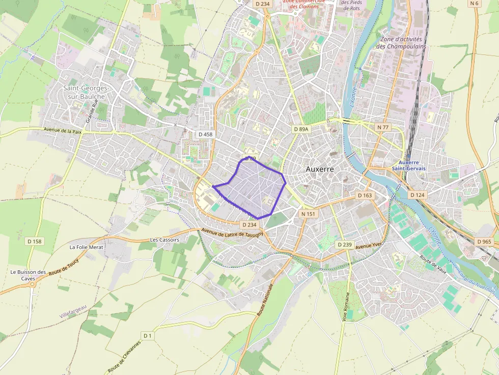 Appartement 36 m² deux pieces à vendre à Auxerre