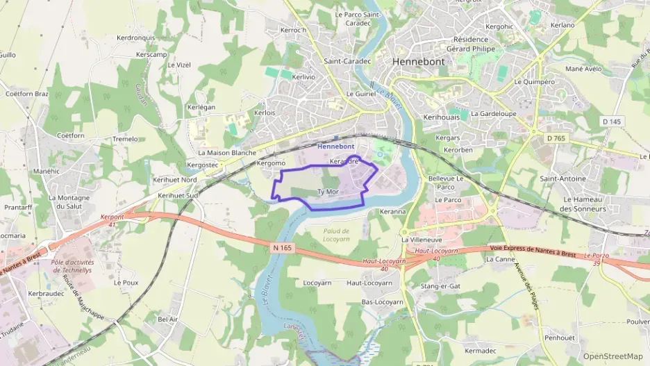 Appartement 77 m² trois pièces à vendre à Hennebont