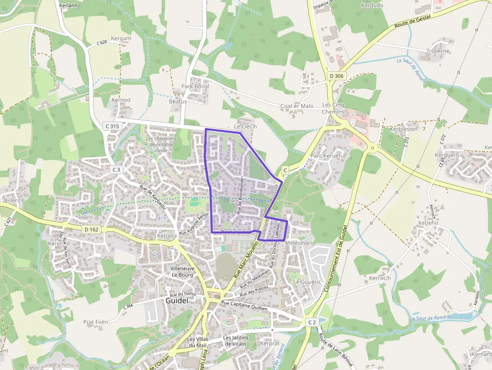 Appartement 63 m² trois pièces à vendre à Guidel