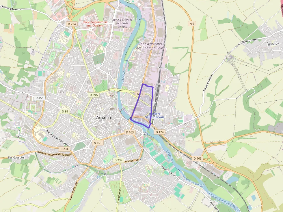 Appartement 80 m² trois pièces à vendre à Auxerre