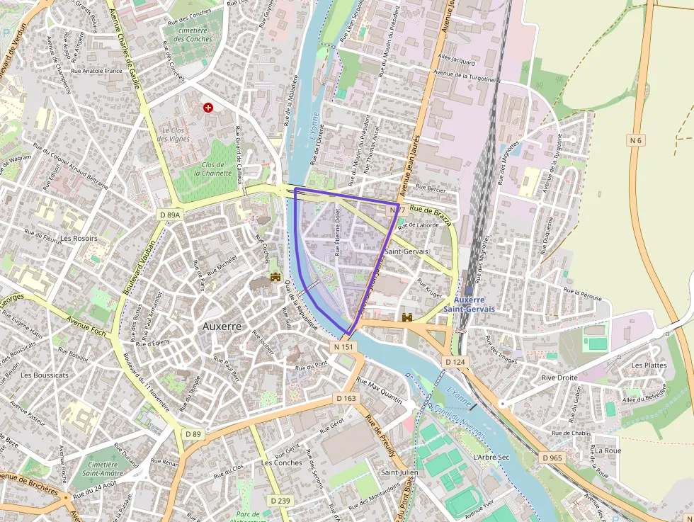 Appartement 28 m² une piece à vendre à Auxerre