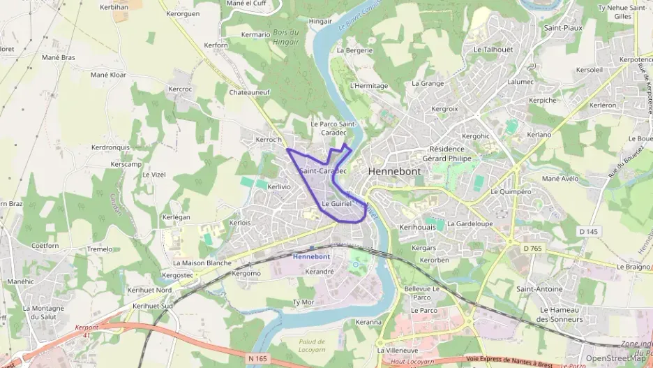 Appartement 43 m² trois pièces à vendre à Hennebont Appartement 43 m² trois pièces à vendre à Hennebont