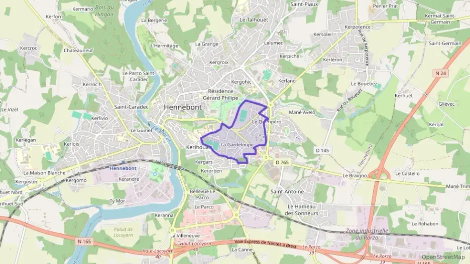 Appartement 49 m² trois pièces à vendre à Hennebont