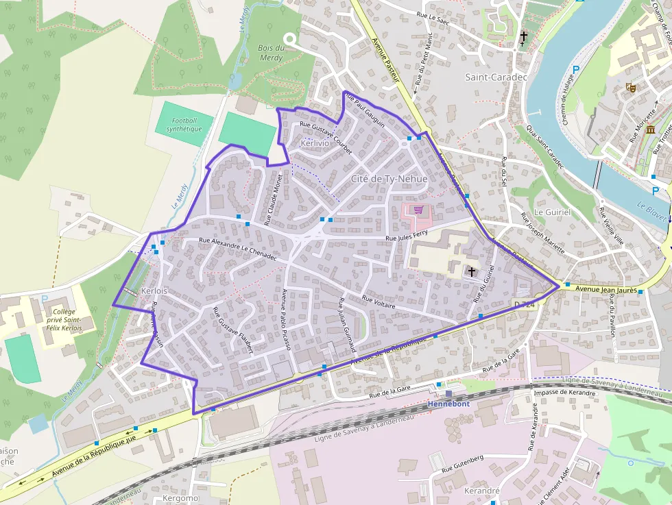 Appartement 60 m² trois pièces à vendre à Hennebont