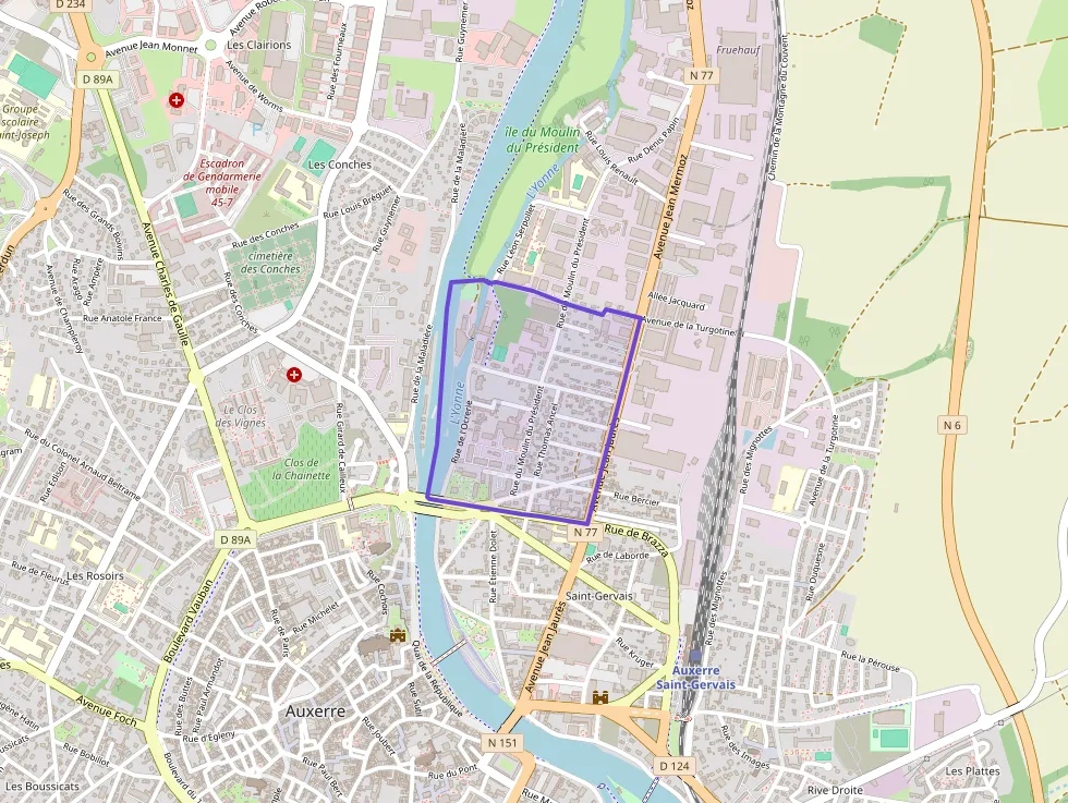 Appartement 32 m² une piece à vendre à Auxerre