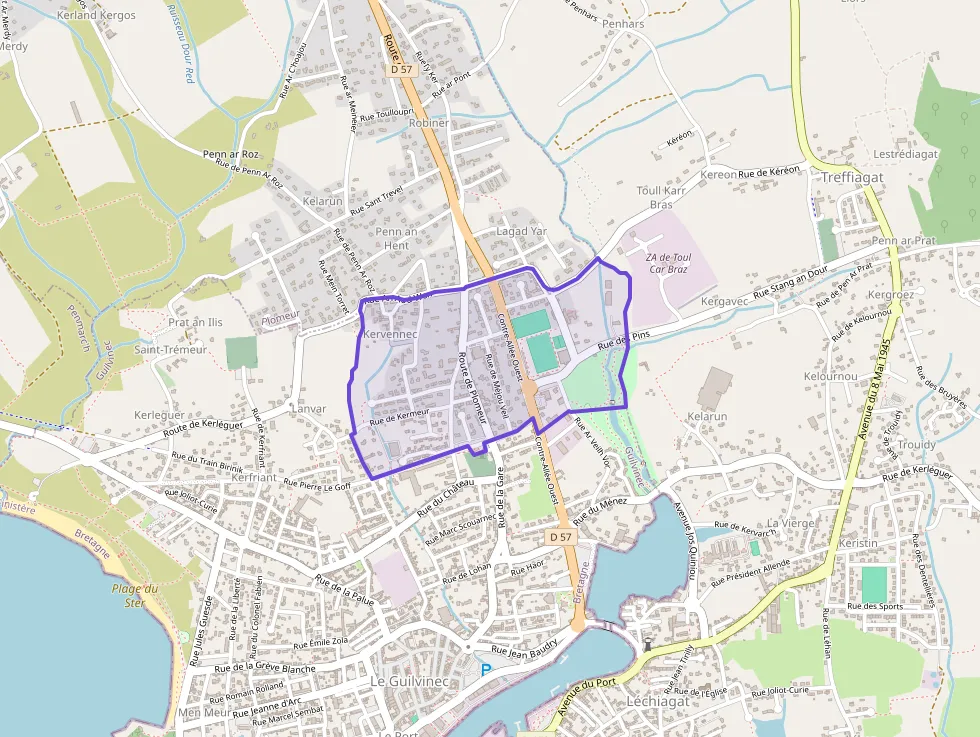 Appartement 69 m² trois pièces à vendre à Guilvinec