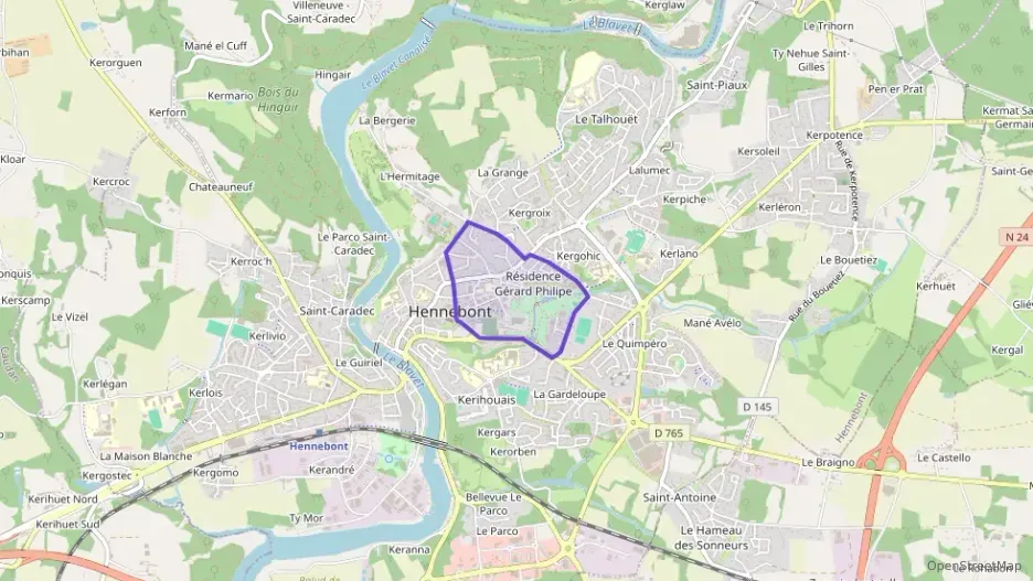 Appartement 48 m² trois pièces à vendre à Hennebont Appartement 48 m² trois pièces à vendre à Hennebont