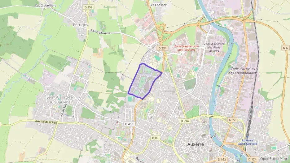 Appartement 82 m² quatre pièces à vendre à Auxerre