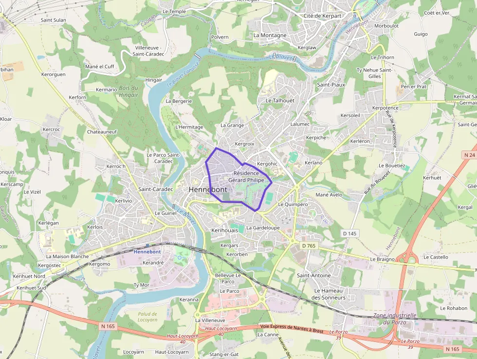 Appartement 47 m² deux pieces à vendre à Hennebont